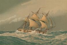 A 28-Gun Frigate, about 1794, c1890-William Frederick Mitchell-Framed Giclee Print