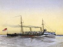 A 74 Gun Royal Navy Ship of the Line, C1794 (C1890-C189)-William Frederick Mitchell-Giclee Print