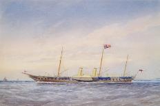 HMS Victory, British Warship, C1890-C1893-William Frederick Mitchell-Framed Giclee Print