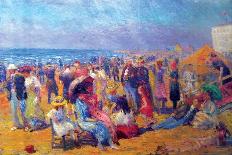 Good Harbor Beach, c.1919-William Glackens-Framed Art Print