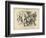 William Gladstone Taking the (Irish) Bull by the Horns-John Tenniel-Framed Art Print