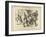William Gladstone Taking the (Irish) Bull by the Horns-John Tenniel-Framed Art Print