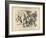 William Gladstone Taking the (Irish) Bull by the Horns-John Tenniel-Framed Art Print