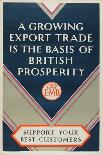 Support Your Best Customers, from the Series 'Where Our Exports Go', C.1927-William Grimmond-Framed Giclee Print