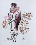 Untitled 11 from the Shtetl Portfolio-William Gropper-Framed Limited Edition