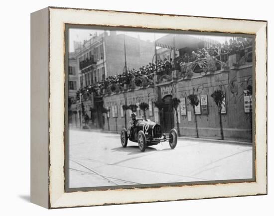 William Grover-Williams in a Bugatti 35B, in the Monaco Grand Prix, 1929-null-Framed Premier Image Canvas