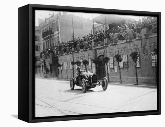 William Grover-Williams in a Bugatti 35B, in the Monaco Grand Prix, 1929-null-Framed Premier Image Canvas