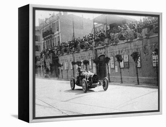 William Grover-Williams in a Bugatti 35B, in the Monaco Grand Prix, 1929-null-Framed Premier Image Canvas