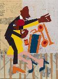 Street Musicians-William H Johnson-Art Print