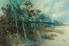 Trees in a Sandy Lane, Heysham, 1916-William H. Parkinson-Giclee Print