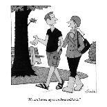 "Spare a little eye contact?" - New Yorker Cartoon-William Haefeli-Premium Giclee Print