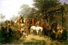 A Village Wedding, 1859-William Hahn-Giclee Print