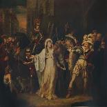 Marie-Antoinette conduite à son exécution, le 16 octobre 1793-William Hamilton-Framed Giclee Print