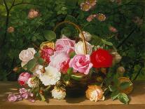Basket of Roses, 1879-William Hammer-Framed Giclee Print
