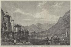 Giorno Di Mercato, Luino, Lago Maggiore-William Harding Collingwood-Smith-Framed Giclee Print