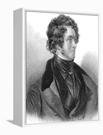 William Harrison Ainsworth (1805-188), English Historical Novelist-Daniel Maclise-Framed Premier Image Canvas