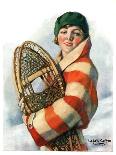 "Woman and Snowshoes,"January 26, 1929-William Haskell Coffin-Giclee Print