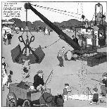 The Lost Ball - Heath Robinson Cartoon-William Heath Robinson-Art Print