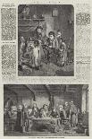 Exhibition of the British Institution-William Hemsley-Giclee Print