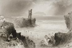 The Ruins at Glendalough, County Wicklow, Ireland, from 'scenery and Antiquities of Ireland' by…-William Henry Bartlett-Giclee Print