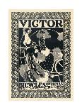 Victor Bicycles (vertical, monochrome)-William Henry Bradley-Art Print