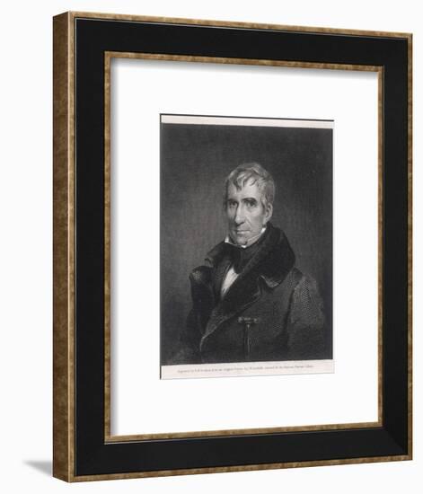 William Henry Harrison President of the United States Who Died in Office after Only One Month-R.w. Dodson-Framed Photographic Print