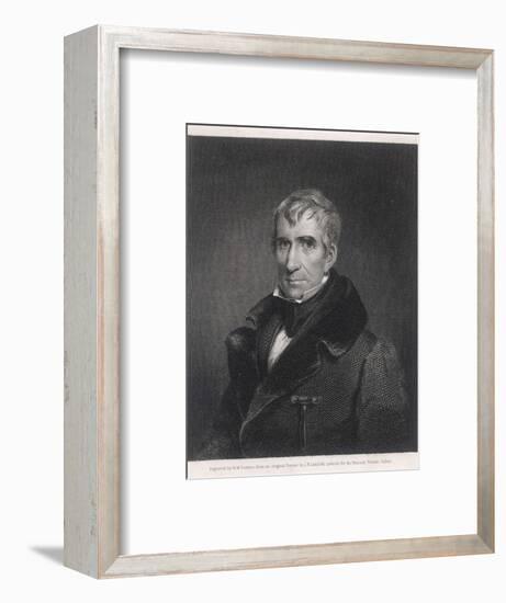 William Henry Harrison President of the United States Who Died in Office after Only One Month-R.w. Dodson-Framed Photographic Print