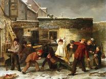 Snowballing-William Henry Knight-Framed Giclee Print
