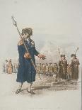Parish Beadle in Civic Costume Holding a Staff, 1805-William Henry Pyne-Giclee Print