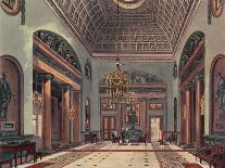 The Hall of Entrance, Carlton House from Pyne's 'Royal Residences', 1818 (Coloured Engraving)-William Henry Pyne-Giclee Print