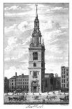 North-East View of the Church of St Botolph Aldersgate, City of London, 1739-William Henry Toms-Giclee Print