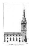 'St. Briget alias St. Brides Church.', mid 18th century-William Henry Toms-Giclee Print