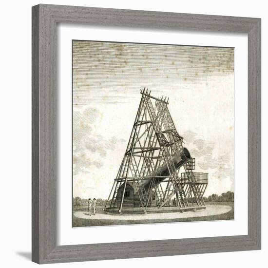 William Herschel's Forty-Foot Telescope-null-Framed Giclee Print