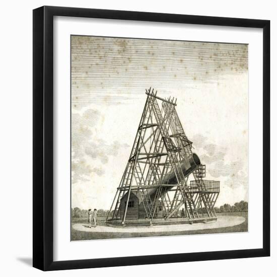 William Herschel's Forty-Foot Telescope-null-Framed Giclee Print