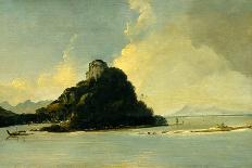 Owharee Harbour, Huahine, 18Th Century (Oil on Canvas)-William Hodges-Giclee Print