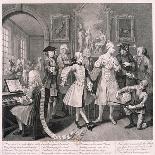 The Chorus or Rehearsal of the Oratorio of Judith, Illustration from 'Hogarth Restored: the Whole…-William Hogarth-Giclee Print