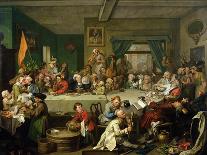 Marriage a La Mode: II - the Tete a Tete, C.1743-William Hogarth-Giclee Print