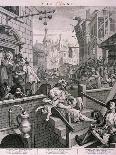 Gin Lane (Beer Street and Gin Lane), 1751-William Hogarth-Giclee Print