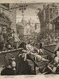 Beer Street and Gin Lane 1, 1751-William Hogarth-Giclee Print