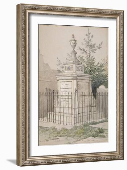 William Hogarth's Tomb in St Nicholas' Churchyard, Chiswick, Hounslow, London, C1820-null-Framed Giclee Print
