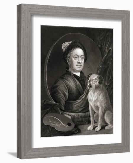 William Hogarth - self-William Hogarth-Framed Giclee Print