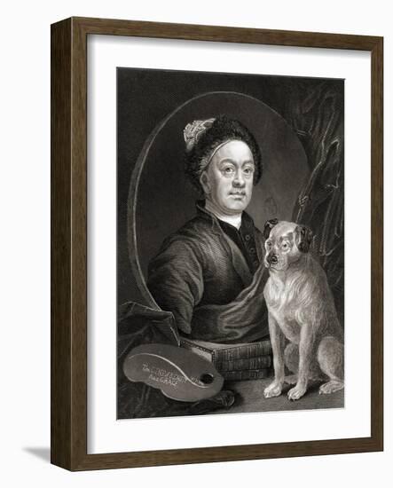 William Hogarth - self-William Hogarth-Framed Giclee Print