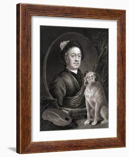 William Hogarth - self-William Hogarth-Framed Giclee Print