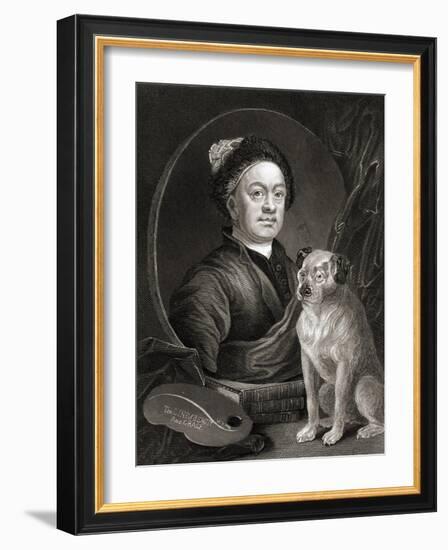 William Hogarth - self-William Hogarth-Framed Giclee Print