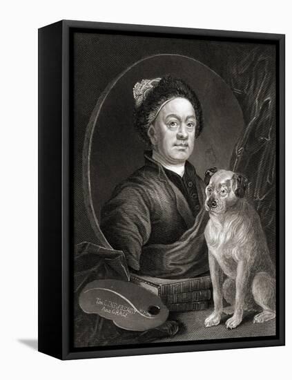 William Hogarth - self-William Hogarth-Framed Premier Image Canvas