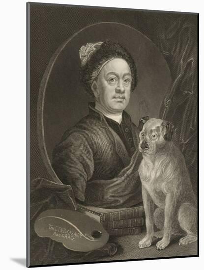 William Hogarth Self-William Hogarth-Mounted Giclee Print