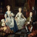 Marriage a La Mode: 1, the Marriage Contract, 1743-William Hogarth-Giclee Print