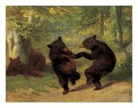 The Bear Dance-William Holbrook Beard-Framed Art Print