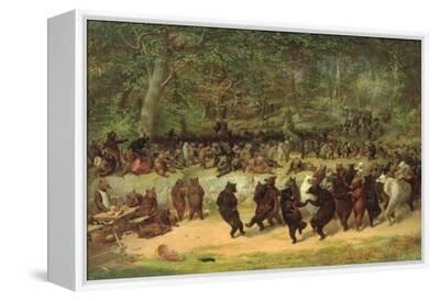 Dancing Bears（ウィリアム ホルブルック ベアード）熊 ポスター Amazon.com: JAHER William Holbrook Beard Paintings