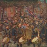 'Cheering the Chief Scout', c1914 (1928)-William Holt Yates Titcomb-Framed Giclee Print